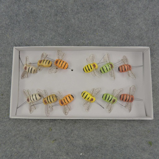 [B6705-AST] BEE MUSHROOM 2.25" X 1.25" 6 ASST'D