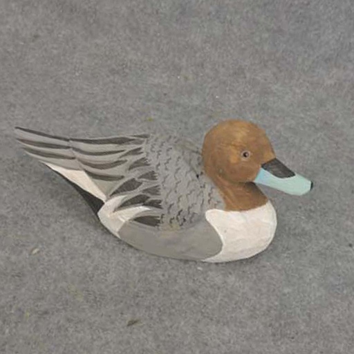 [BA6030] DUCK WOOD GREY/BLUE 7"