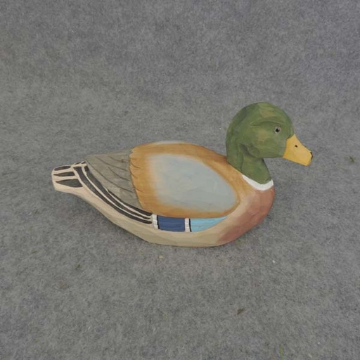 [BA6035] DUCK WOOD BLUE/BROWN/GREEN 8"