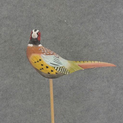 [BA6208] PHEASANT 10" x 5" WOOD