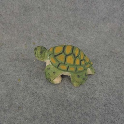 [BA6003] TURTLE WOOD 2&quot;x3&quot; GREEN/YELLOW 