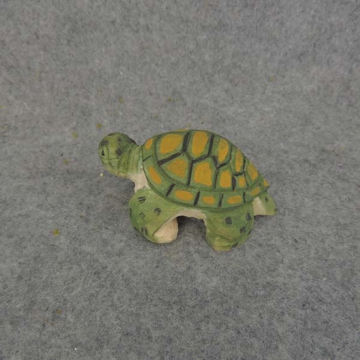 [BA6003] TURTLE WOOD 2"x3" GREEN/YELLOW 