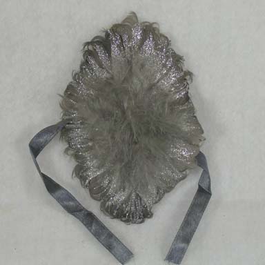 [BF16-PTN] FEATHER ELASTIC WRISTLET 6 PER BAG  PLATINUM
