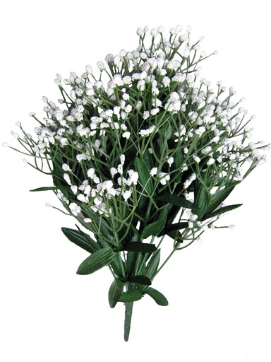 [S778-WHT] GYP BABY BREATH BUSH X12