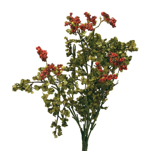 [S410672-RGN] BERRY BUBBLE/MINI LVS BUSH X9  RED/GREEN
