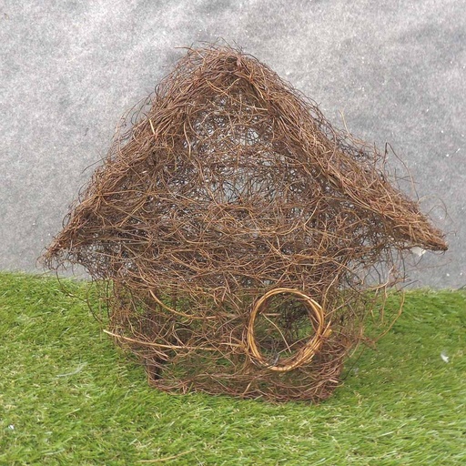 [S83848-11B] TWIG BIRD/HSE 11"X12"X4"