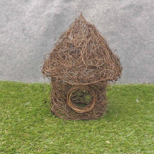[S83850B] TWIG BIRD/HSE NAT 11"X8"