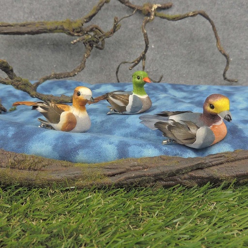 [BN7009] DUCK 3" SITTING 3-ASST W/CLIP