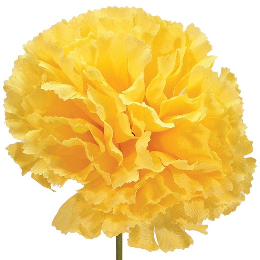 [S270013A-100SFY] CARNATION PICK LARGE YELLOW (100/BOX)
