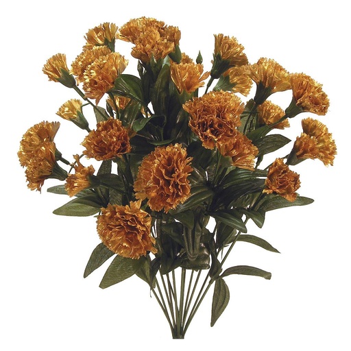 [S681223-MGLD] CARNATION BUD BUSH X 14 GOLD