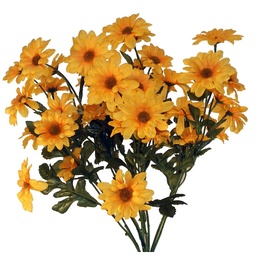 [S3416-GYL] DAISY BUSH X10 GOLD YELLOW
