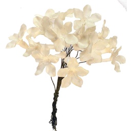 [S10195-ALA] STEPHANOTIS PICK ON WIRE ALABASTER 