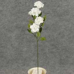 [S190718-WHT] CAMELLIA SPRAY X 5 (SATIN)WHITE