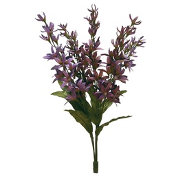 [S393120-PUR] LILY SPIKED BUSH X5   PURPLE