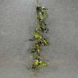 [S5050G-BGN] GARLAND-HYDRANGEA//BLOS/BERY 5'