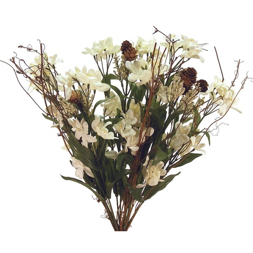 [S890581-CRM] LILY/CONE/HEATHER BUSH X 12