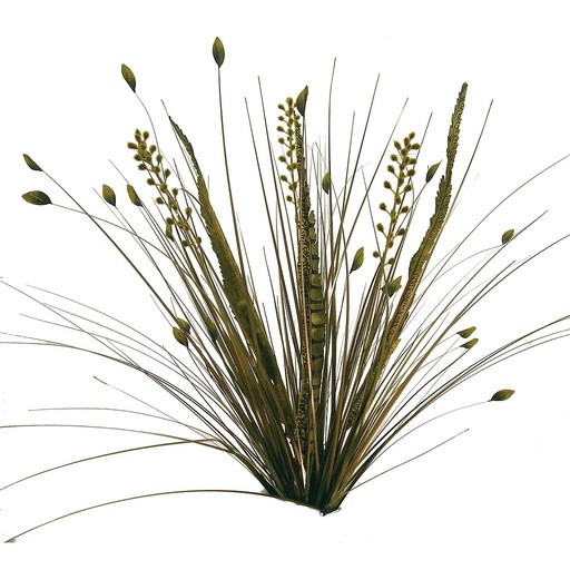 [BF650554-GRN] 28" FEATHER/ONION GRASS BUSH  GREEN