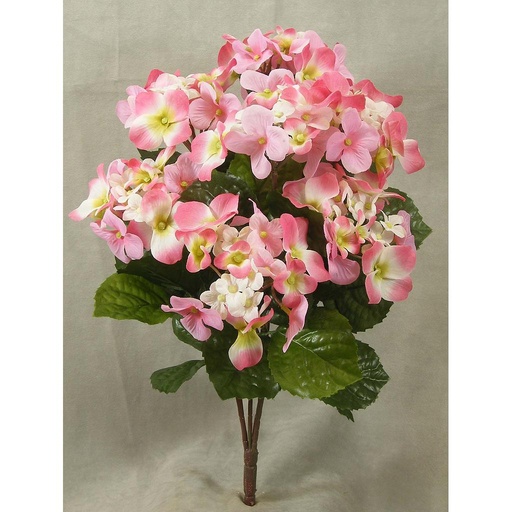 [S10028-PNK] HYDRANGEA BUSH X7 - PINK