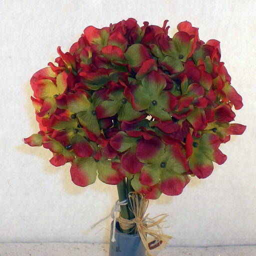 [S4928-BRK] HYDRANGEA BUNDLE 11.5" BRICK