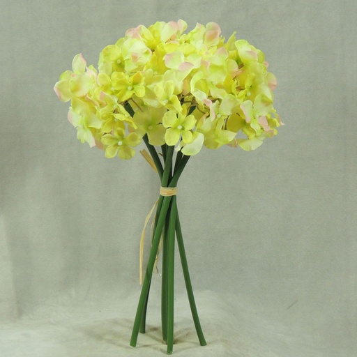 [S4928-GRN] HYDRANGEA 11.5" BUNDLE X6