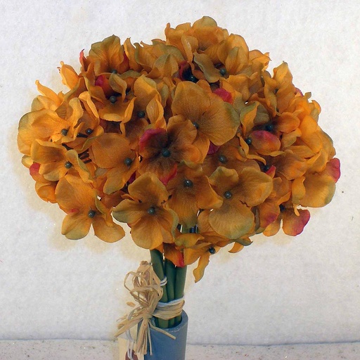 [S4928-OGD] HYDRANGEA BUNDLE 11.5" OLD GOLD