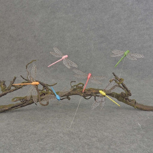 [BN503] 4" DRAGONFLY 6-ASST ON WIRE