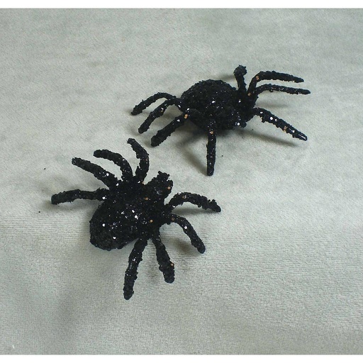 [F96698] SPIDERS BLACK 2 ASSORTED(2/BAG)