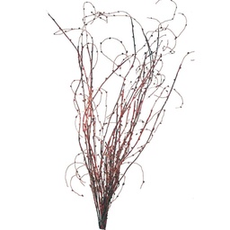 [S10074] TWIG ARTIFICIAL HONEYSUCKLE 32&quot; BURG/RED