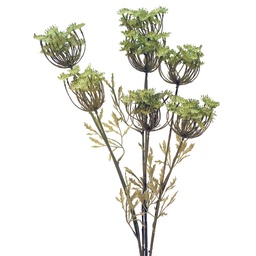 [S50380-GRN] QUEEN ANNS 24&quot; LACE BUSH X 7