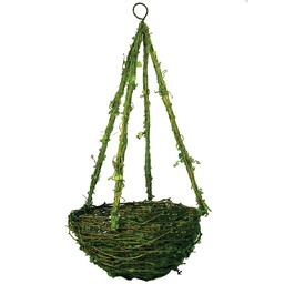 [S83066-9] MOSS HANGING POT 9&quot;(15&quot; HANGER)