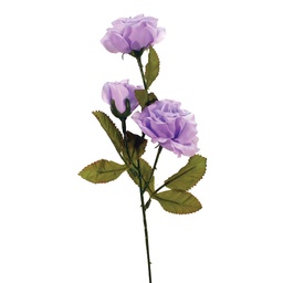 [S24084-LAV] ROSE X 3  LAVENDER