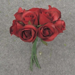 [S42099-DKR] ROSE SWEETHEART PICK  DARK RED (1 DZ/POLY BAG)