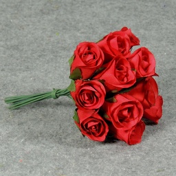 [S42099-RED] ROSE SWEETHEART PICK  RED (1 DZ/POLY BAG)