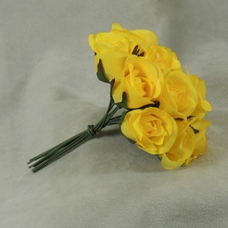 [S42099-YEL] ROSE SWEETHEART PICK YELLOW (1 DZ/POLY BAG)