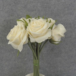 [S5781-IVO] ROSE NOSEGAY/STANDING BOUQUET X12  IVORY