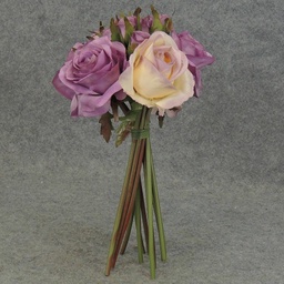 [S5781-LAV] ROSE NOSEGAY/STANDING BOUQUET X12  LAVENDER