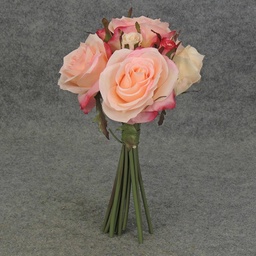 [S5781-PNK] ROSE NOSEGAY/STANDING BOUQUET X12  PINK