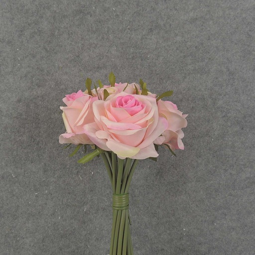 [S5781-TTP] ROSE NOSEGAY/STANDING BOUQUET X12  TWO-TONED PINK