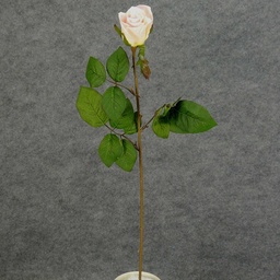 [S5952-LTP] ROSE STEM LARGE BUD 26"  LIGHT PINK