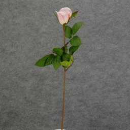 [S5952-PNK] ROSE STEM LARGE BUD 26"  PINK