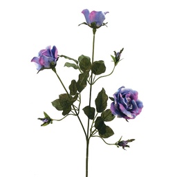 [S893-LBL] ROSE X3 LIFE LIKE   LAV/BLU