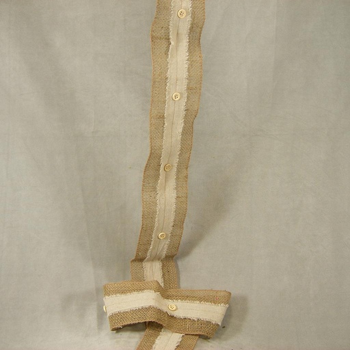 [SA4028] GARLAND/RIBBON BURLAP 4" X 6'