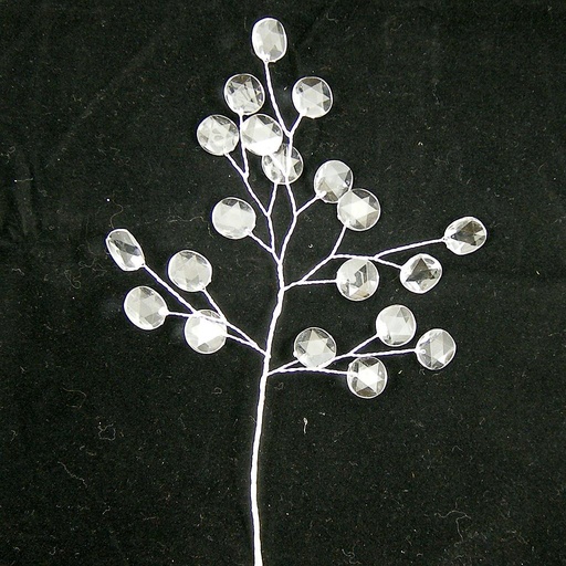 [SA4076] 8" ACRYLIC ROUND GEM PICK  