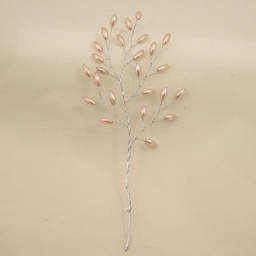 [SA4084-LTP] PEARL OVAL PICK 8.5&quot;  LIGHT PINK