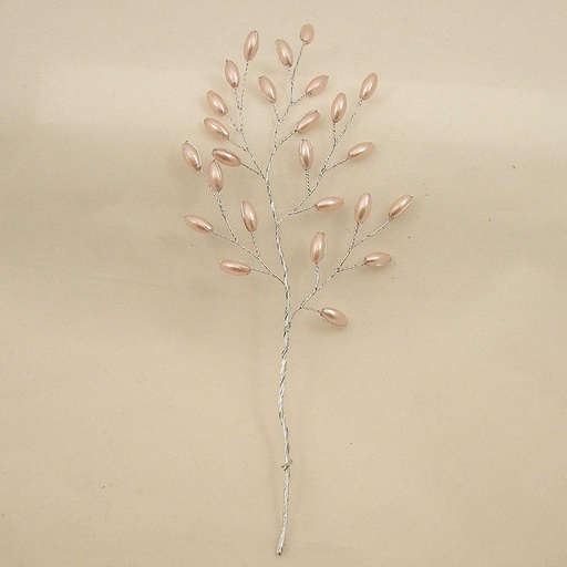 [SA4084-LTP] PEARL OVAL PICK 8.5"  LIGHT PINK