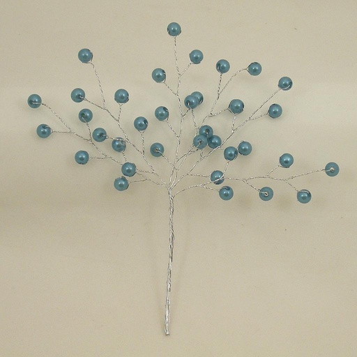 [SA4085-BLU] PEARL BEAD PICK 6.75"  BLUE