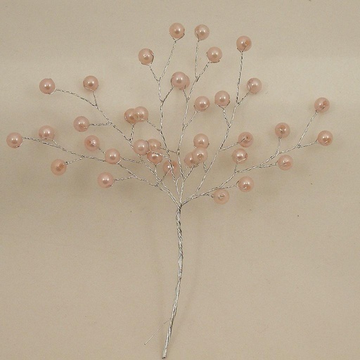 [SA4085-PNK] PEARL BEAD PICK 6.75"  PINK