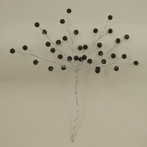 [SA4086-BLK] PEARL BEAD PICK 6.5"  BLACK