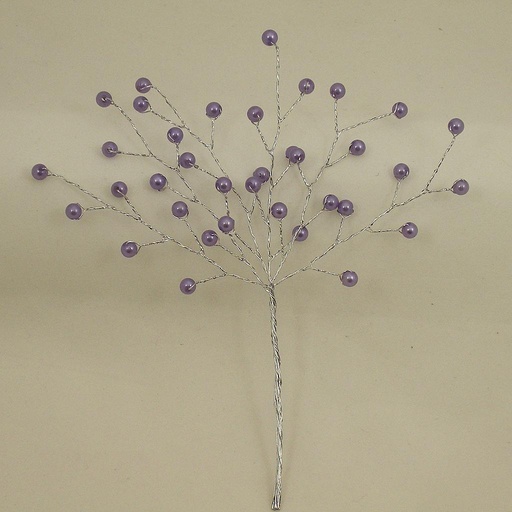 [SA4086-LPU] PEARL BEAD PICK 6.5"  LIGHT PURPLE