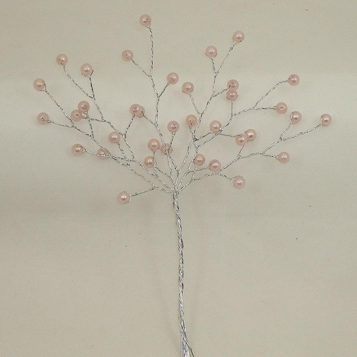 [SA4086-PNK] PEARL BEAD PICK 6.5"  PINK